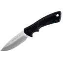 Buck Knives 685 BuckLite Max II Fixed Blade Knife 4" Drop Point 420HC Satin Blade Dynaflex Rubber Handle Black - Buck Knives