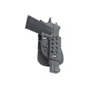 Fobus Evolution OWB Holster Right Hand 1911 Government with Rail Polymer Black - Fobus