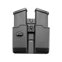 Fobus Belt Double Stack Double Magazine Pouch Ambidextrous for Glock 45 ACP, FN FNP 45, H&K USP Tactical 45 Polymer Black - Fobus