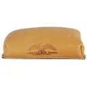 Protektor Brick Rifle Front Shooting Rest Bag Leather Tan Filled - Protektor