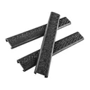 Daniel Defense Picatinny Rail Cover 7" Santoprene Black 3PK - Daniel Defense