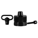GrovTec Push Button Shotgun Magazine Cap with 1" QD Sling Swivel Benelli Super Black Eagle, SBE II, M2 12 Gauge Steel Black - GrovTec