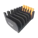 Hyskore Modular 5 Gun Rack with 5 Magazine Insert Black - Hyskore
