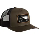 Sitka Gear Mens Icon Patch Hi Pro Trucker Hat Bark - Sitka Gear