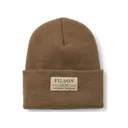 Filson Mens Ballard Watch Cap Dark Mushroom - Filson