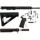 AR-STONER AR-15 Enhanced Build Kit with Upper Receiver Assembly 22 ARC 18" Barrel 13" M-LOK Handguard, Complete Lower Parts Kit with Magpul MOE Furniture Black - AR-STONER