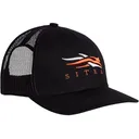 Sitka Gear Mens Icon Mid Trucker Hat Black - Sitka Gear