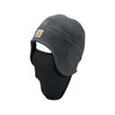 Carhartt Mens Fleece 2-in-1 Beanie Charcoal Heather - Carhartt