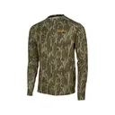 Muddy Outdoors Men's TRX Base Layer Shirt Mossy Oak Bottomland Medium - Muddy Outdoors
