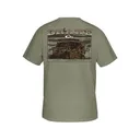 Drake Men's Mud Cart T Shirt Sage Light Heather XL - Drake
