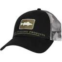 Simms Mens Walleye Icon Trucker Hat Woodland Camo Sandbar - Simms