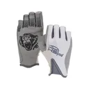 Fish Monkey Men's Pro 365 Guide Fishing Fingerless Gloves Light Gray Large - Fish Monkey