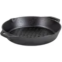 Lodge Cast Iron Dual Handle 12" Grill Basket Pan - Lodge
