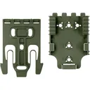 Safariland Quick Locking System Kit with QLS 19 and QLS 22 Polymer OD Green - Safariland