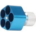 Lyman Competition Revolver Speedloader S&W J Frame 38 Special, 357 Magnum 5 Shot Aluminum Blue - Pachmayr