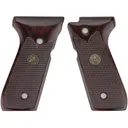 Pachmayr Renegade Wood Laminate Grips for Beretta 92FS Checkered Rosewood - Pachmayr