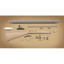 Traditions Frontier Flintlock Rifle Kit 50 Caliber 28" Raw Barrel Hardwood Stock - Traditions