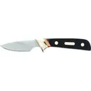 Old Timer Lil' Finger Fixed Blade Knife 2.5" Drop Point 7Cr17MoV Polished Blade Polymer Handle Brown - Old Timer