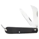 Bear & Son 7216 Folding Knife 2.875" Hawkbill Carbon Satin Blade Zytel Handle Black - Bear & Son
