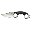Cold Steel Double Agent Fixed Blade Knife 3" Clip Point AUS-8 Satin Blade Grivory Handle Black - Cold Steel