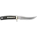 Old Timer Mountain Lion Fixed Blade Knife 5" Clip Point 7Cr17MoV Polished Blade Delrin Handle Black - Old Timer