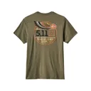5.11 Men's PBG Crest T Shirt Ranger Green 2XL - 5.11 Tactical