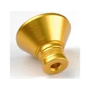 Precision Hardcore Gear Powder Funnel 277 Caliber Machined Aluminum Gold - Precision Hardcore Gear