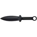 Cold Steel Shanghai Shadow Fixed Blade Knife 7" Spear Point 1055 Black Blade Polypropylene Handle Black - Cold Steel