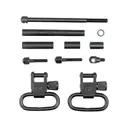 GrovTec Sling Swivel Set Thompson Center Contender Fore End and Grip Bolt Sling Swivel Studs 1" Locking Swivels Steel Black - GrovTec