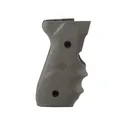 Hogue Wraparound Rubber Grips with Finger Grooves for Beretta 92FS, 92SB, 96, M9 Olive Drab - Hogue