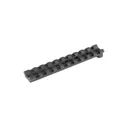 EGW 1-Piece Picatinny Scope Base S&W Adjustable Sight Revolvers Matte Black - Evolution Gun Works