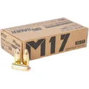 Sig Sauer M17 Military Grade 9mm Luger +P Ammo 124 Grain Full Metal Jacket Box of 50 - Sig Sauer