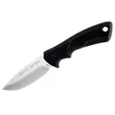 Buck Knives 684 BuckLite Max II Fixed Blade Knife 3.25" Drop Point 420HC Tumble Blade Dynaflex Rubber Handle Black - Buck Knives