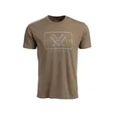 Vortex Optics Men's Trigger Press Short Sleeve Crew Neck T Shirt Coyote Heather XL - Vortex