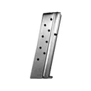 Metalform 1911 Government, Commander Magazine 9mm 9-Round Stainless Steel Flat Follower Welded Base Front Ramp Configuration - Metalform