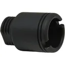 KAK Micro Flash Can Flash Hider 1/2"-36 9mm Aluminum Matte - Kak
