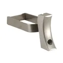 Cylinder & Slide Short Solid 1911 Trigger Aluminum Silver - Cylinder & Slide