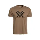 Vortex Optics Men's Core Logo Short Sleeve Crew Neck T Shirt Coyote Heather Medium - Vortex