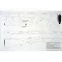 Jerry Fisher Stockmaker's Full Scale Stock Drawing Mauser 98 - Jerry Fisher