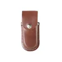 Hunter Belt Knife Sheath for Folding Knife Up To 4" Leather Brown - Hunter