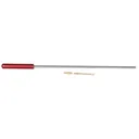 Pro-Shot Premium 1-Piece Micro-Polished Gun Cleaning Rod 27 Caliber 12" Stainless Steel 8 x 32 Thread with Patch Holder - Pro-Shot