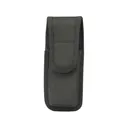 Bianchi 7303 Single Magazine Pouch Full Size Double Stack 9mm, 40 S&W Hidden Snap Nylon Black - Bianchi
