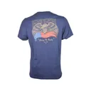 5.11 Men's Birds and Banners Short Sleeve Crew Neck T Shirt Pacific Navy Large - 5.11 Tactical