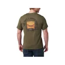 5.11 Men's Freedom Fries Short Sleeve Crew Neck T Shirt Ranger Green 2XL - 5.11 Tactical