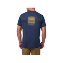 5.11 Men's Freedom Fries Short Sleeve Crew Neck T Shirt Pacific Navy XL - 5.11 Tactical