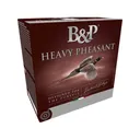 B&P Heavy Pheasant 20 Gauge Ammo 3" #4 Nickel Plated Lead Shot 1-1/4 oz Box of 25 - B&P