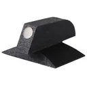 Kensight 1911 Front Sight Novak Cut Contoured Base .180" Height .115" Width Steel Black Blade with White Dot - Kensight