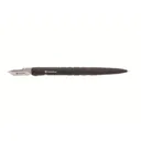 Smith & Wesson Pen Pocket Knife 2" Drop Point Stainless Steel Satin Blade Aluminum Handle Black - Smith and Wesson