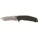 Smith & Wesson M&P Special Ops Assisted Opening Pocket Knife 4" Partially Serrated Tanto Point 8Cr13MoV Gray Blade G-10 Handle Black - Smith and Wesson