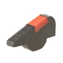 Smith & Wesson Revolver Pinned Front Sight Black Serrated Ramp with Red Ramp Insert .278" Height - Smith and Wesson
